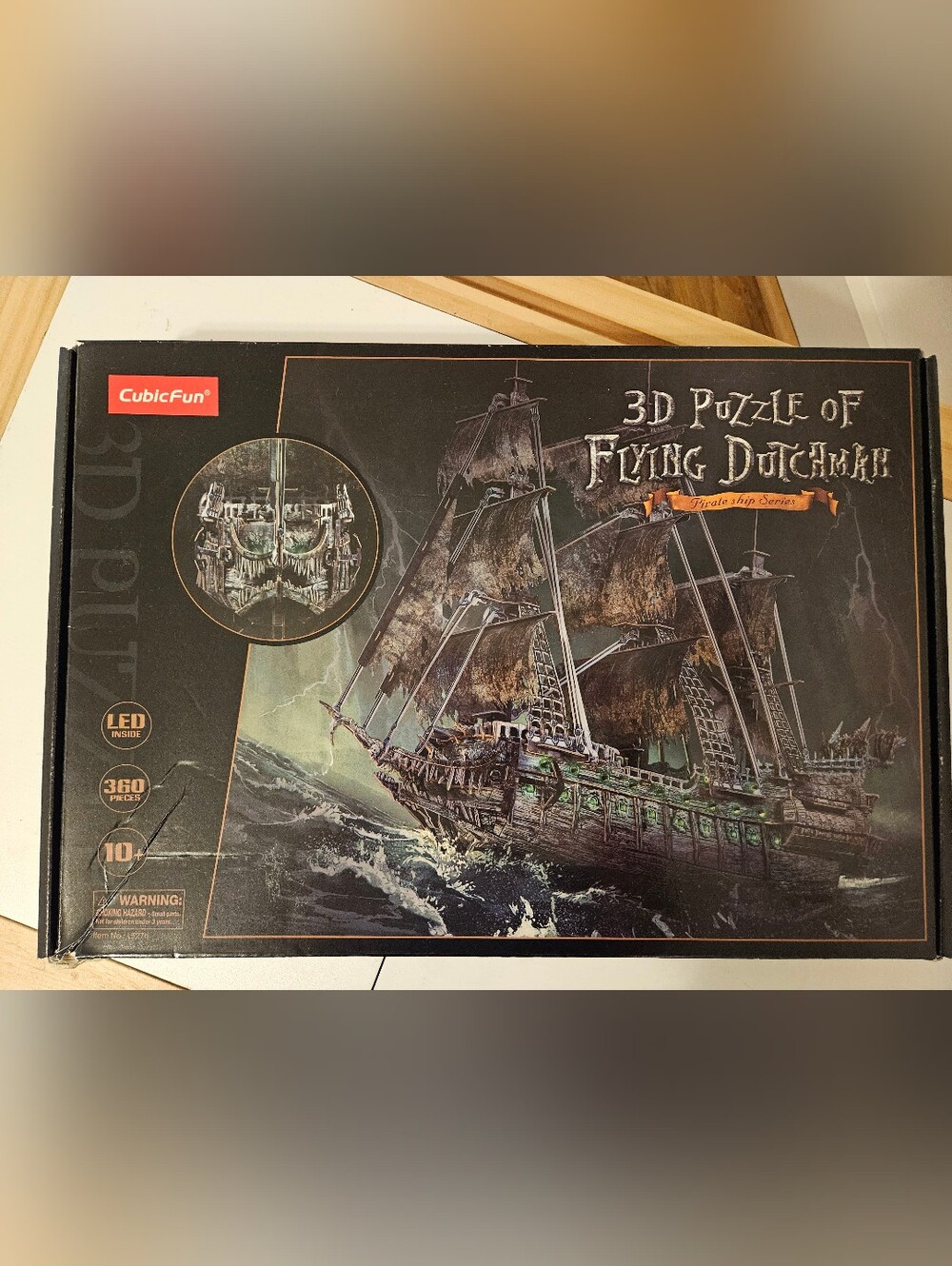 CubicFun 3D Puzzle - Flying Dutchman Ship *Never Opened*